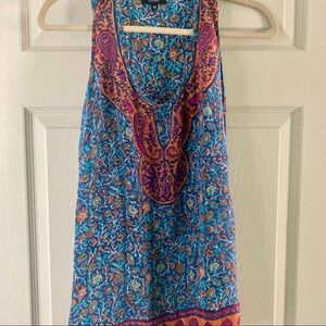 Cute Versatile Multicolored Sleeveless Blouse